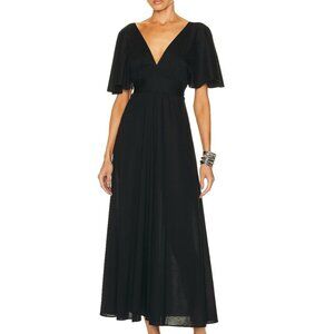 ERES Aurore Long Dress in Noir size XS